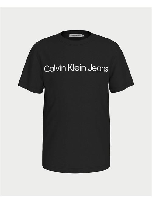 T-shirt enfant Calvin Klein avec logo en coton CALVIN KLEIN | IU0IU00599TBEH